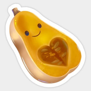 Cute Butternut Squash Sticker